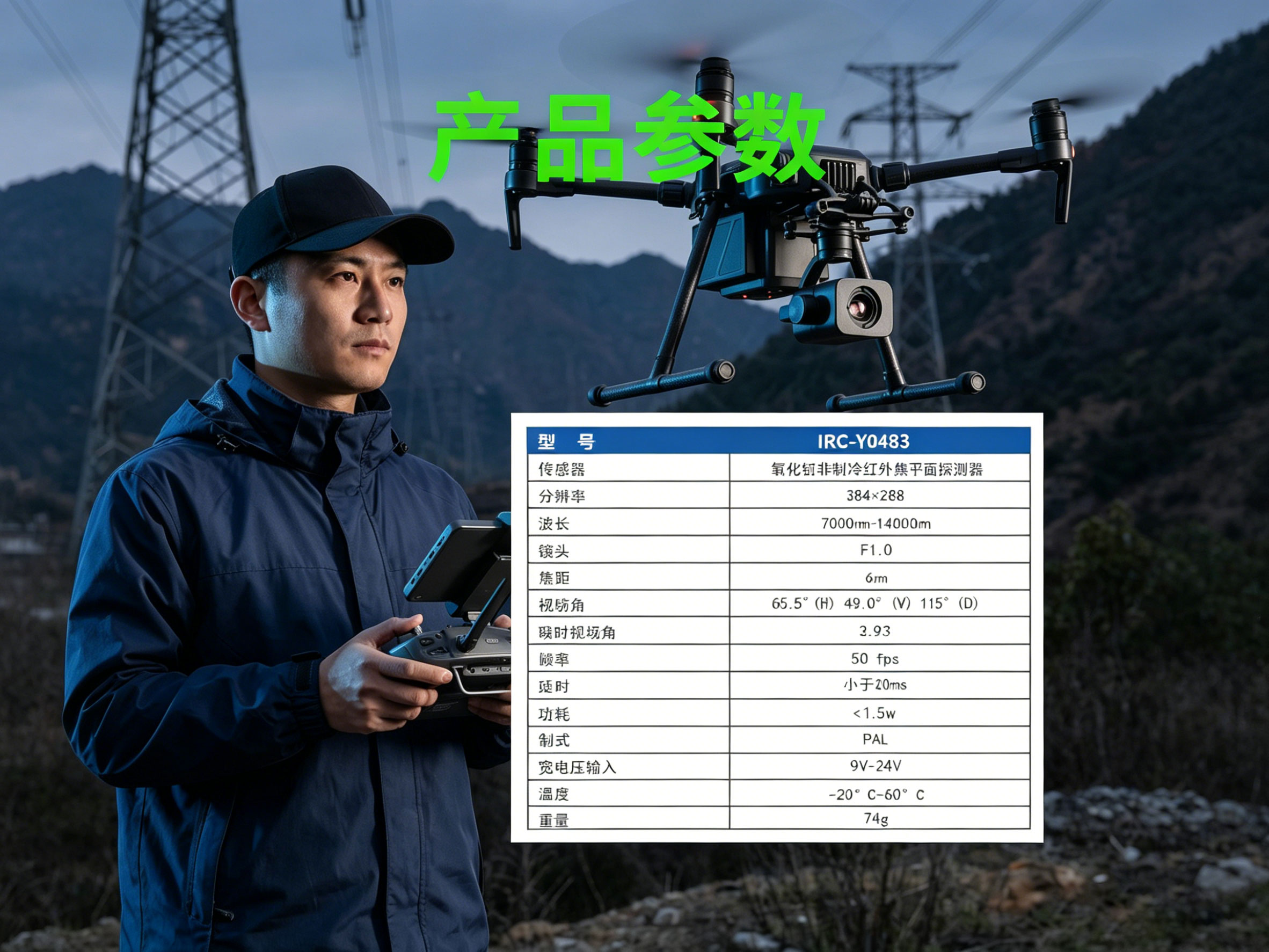 IRC-Y0483一体式热成像模组