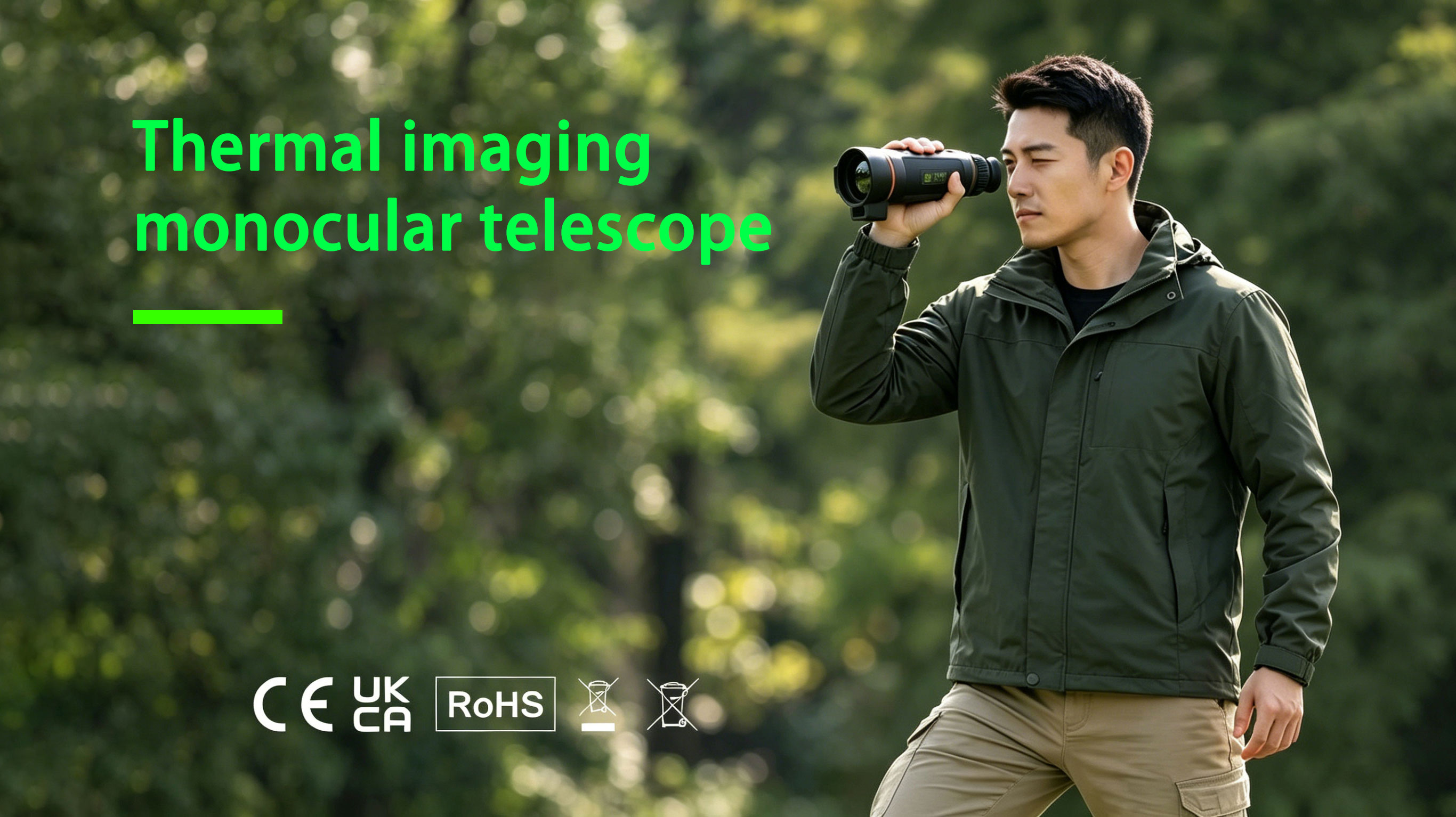 Thermal imaging  monocular telescope