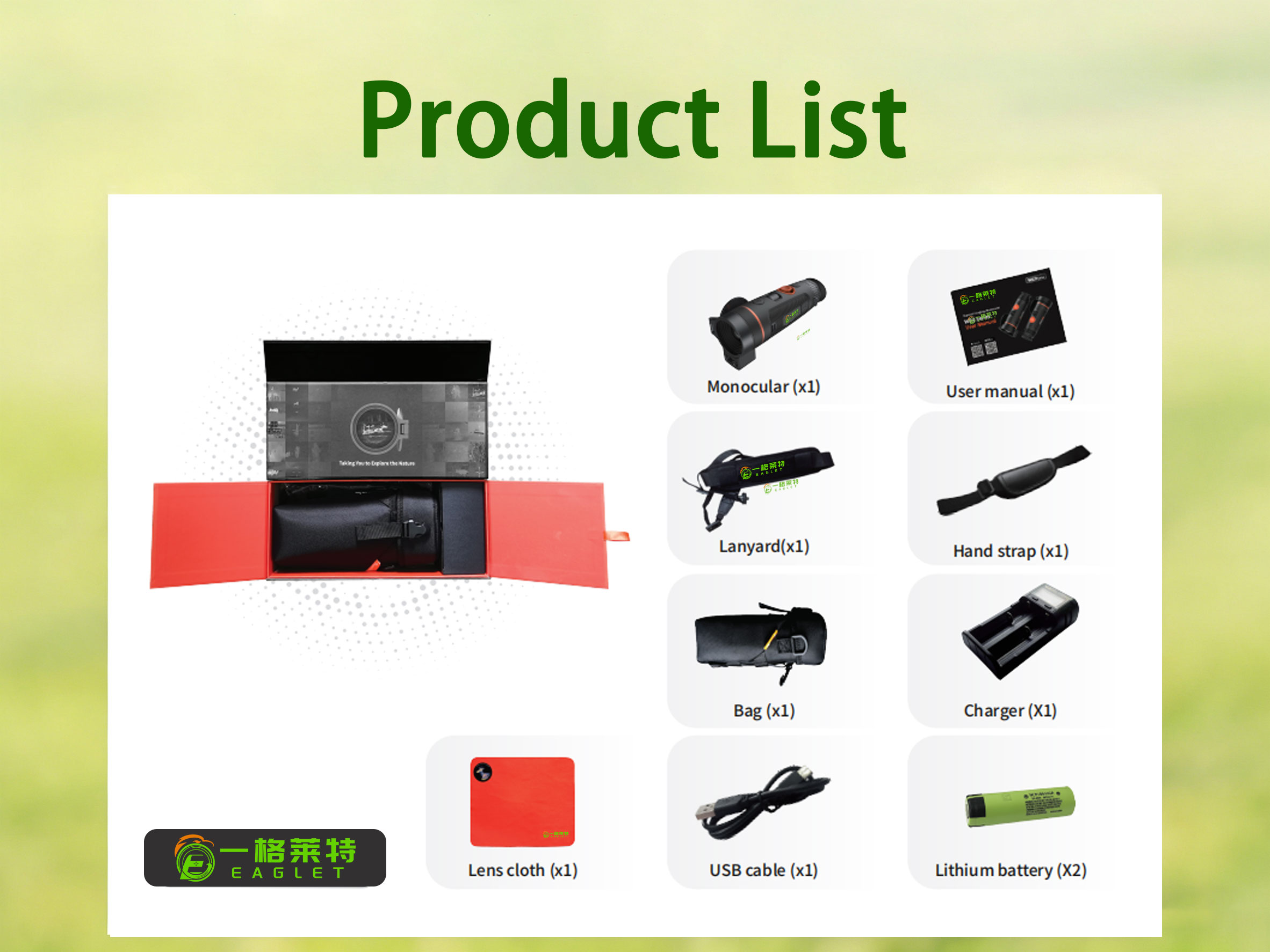 Thermal imaging  monocular telescope