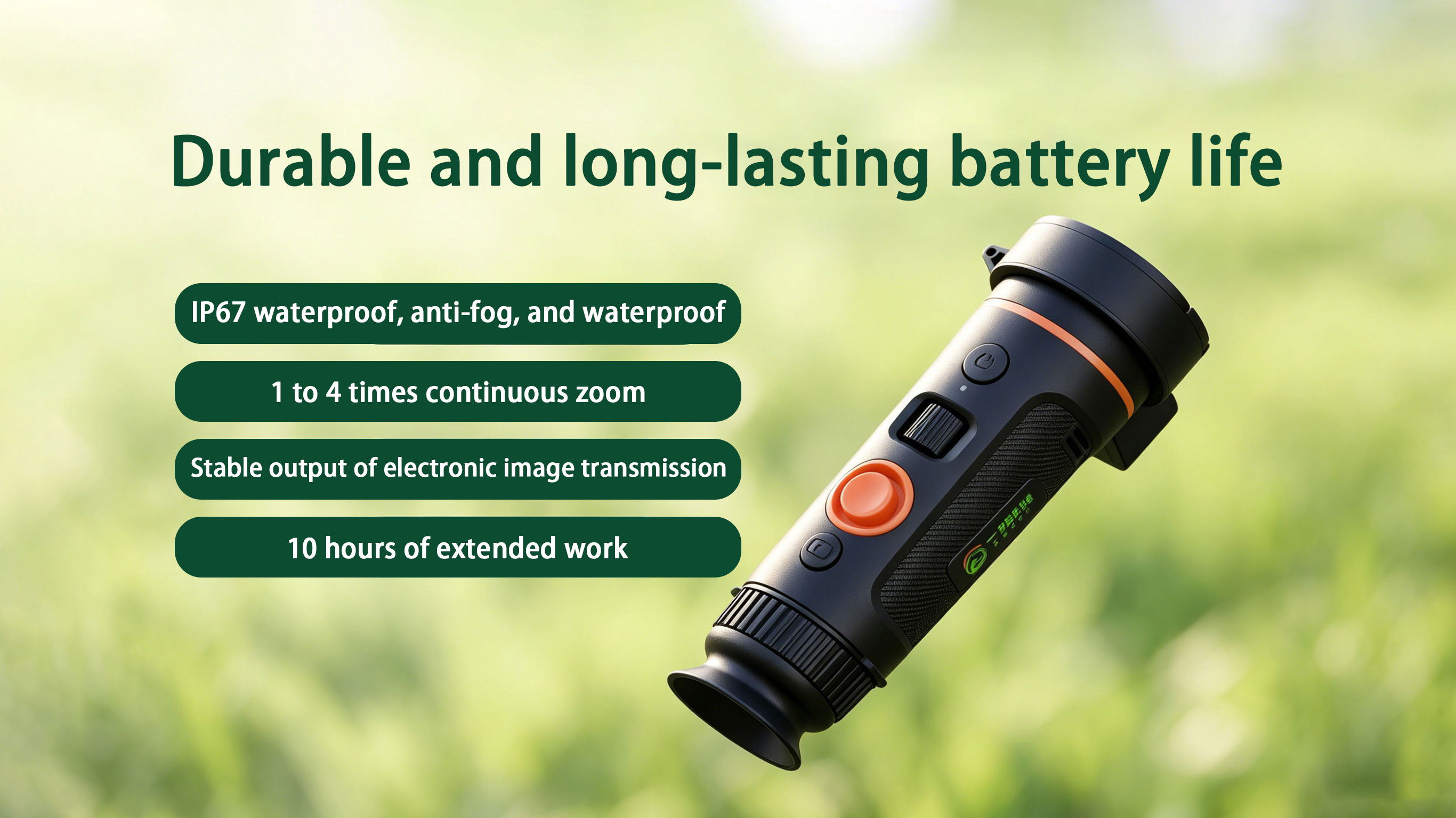 Thermal imaging  monocular telescope