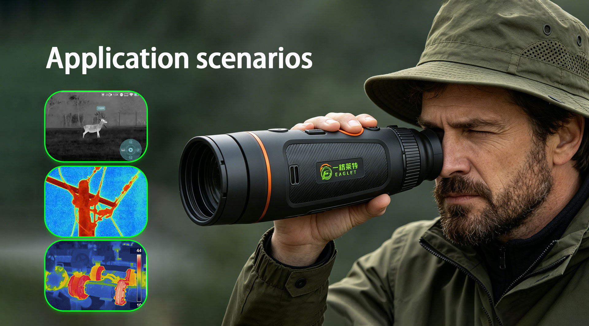 Eaglet monocular thermal imaging telescope