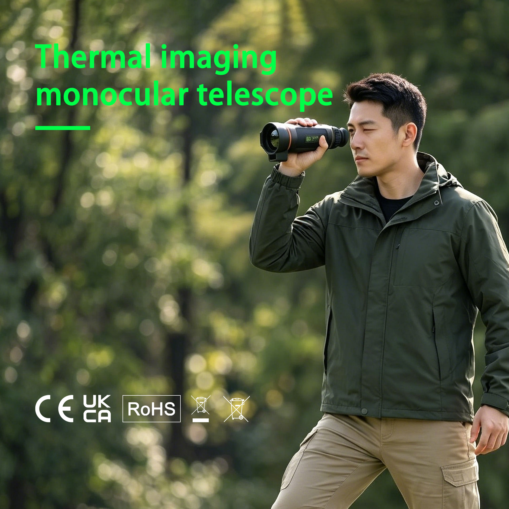 Thermal imaging  monocular telescope