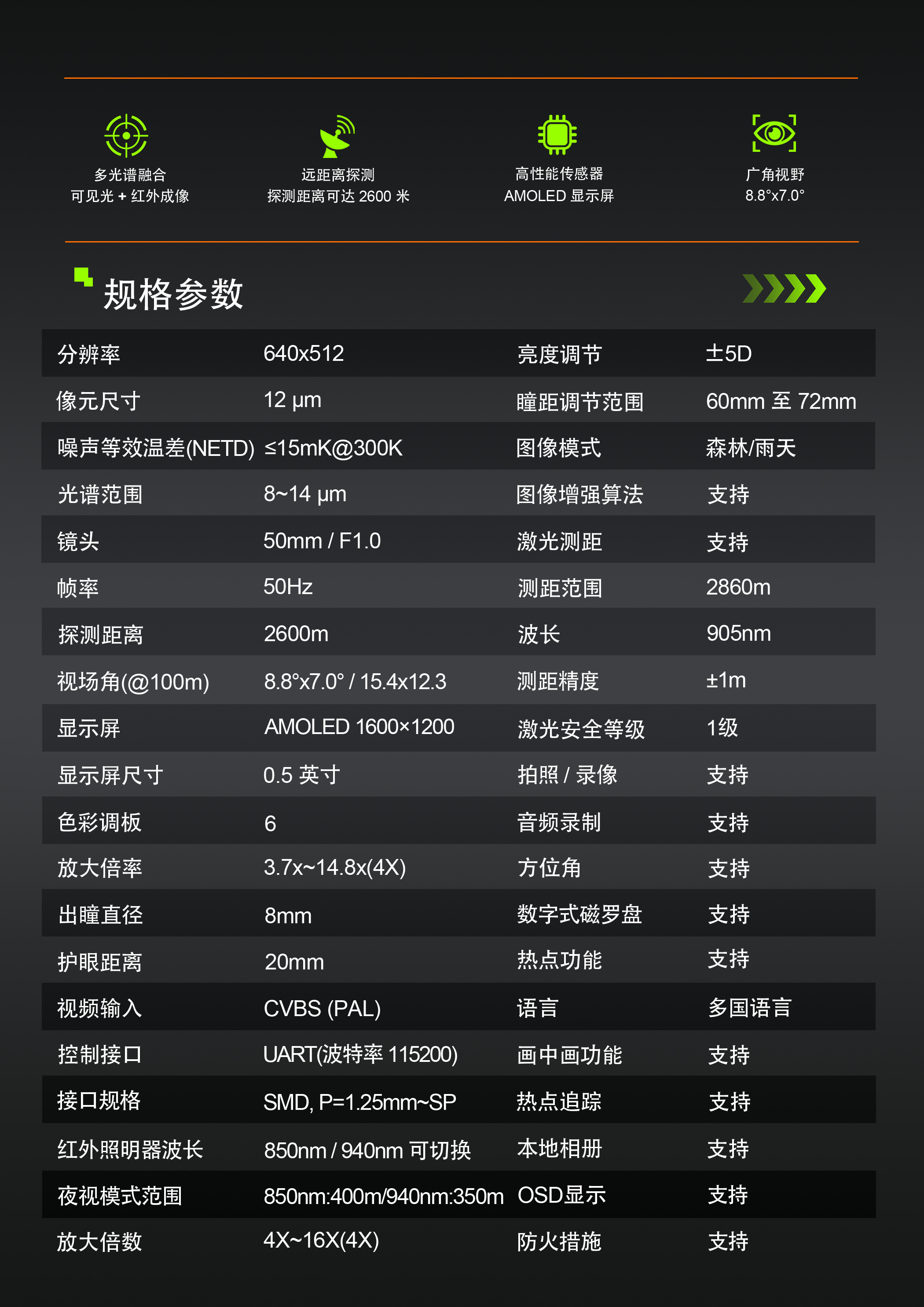 ST650L  观察者系列 双目红外望远镜